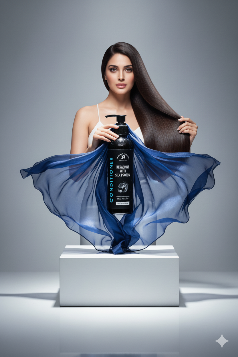 Herbal Conditioner Kerashine With Silk Protein
